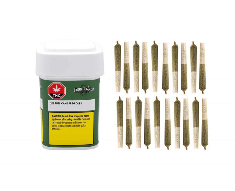 Countryside Cannabis Jet Fuel Cake PreRolls 20 x 0.5g PreRolls
