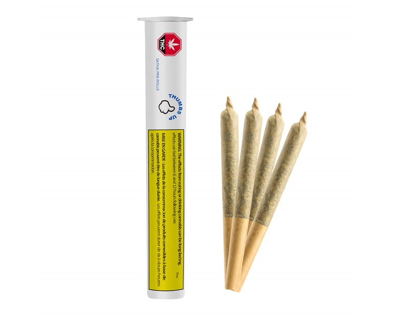 Thumbs Up Sativa 4 x 0.5g Pre-Rolls