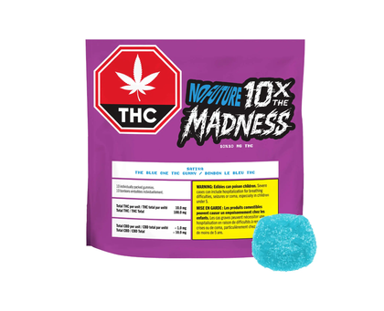 No Future 10x the Madness The Blue One THC 100mg Sativa 1 x 10g MP Soft Chews