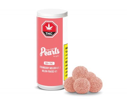 Pearls by gron Strawberry Melon CBN4:THC1 5 x 3.5g Soft Chews