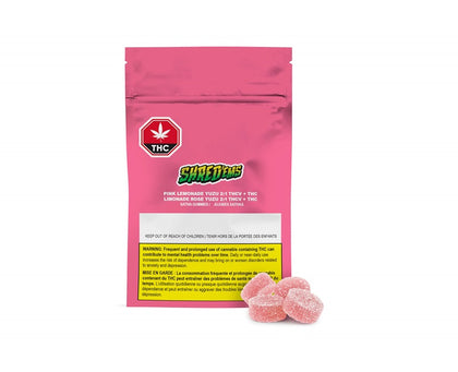 Shred'Ems Pink Lemonade Yuzu 2:1 THCV/THC 4 x 4.5g Soft Chews