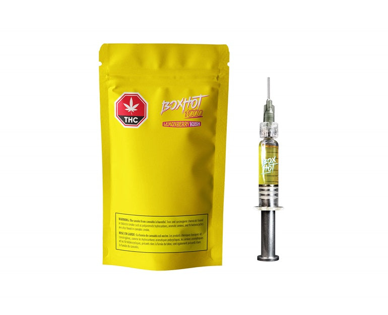 Boxhot Lemonberry Kush Disty Dabber 1.2g Distillate Syringe Borealis Buds Boxhot Lemonberry Kush Disty Dabber 1.2g Distillate Syringe Borealis Buds