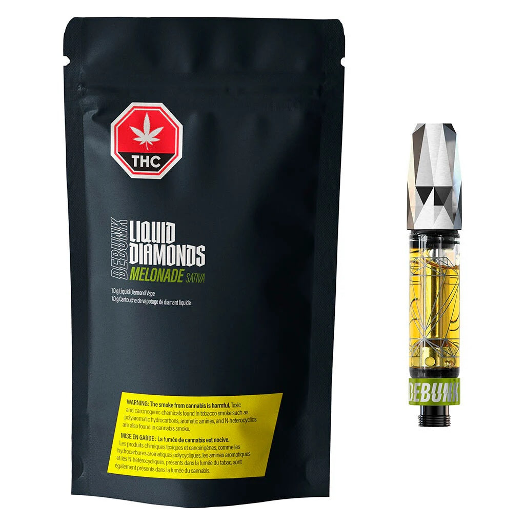 Debunk Melonade Liquid Diamond 1g Disposable Vape  Borealis Buds