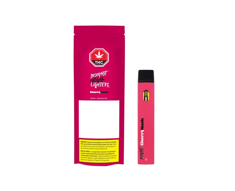 BoxHot Highlighter Cherry Kush 1.0g Disposable Vape Pen Borealis Buds BoxHot Highlighter Cherry Kush 1.0g Disposable Vape Pen Borealis Buds