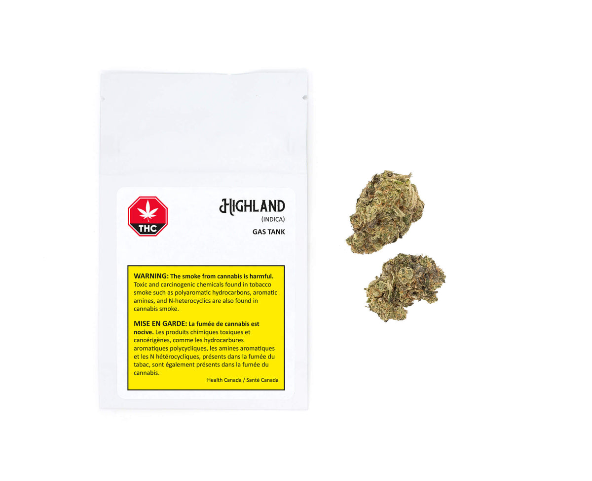 Highland Grow Gas Tank 3.5g Dried Flower Borealis Buds