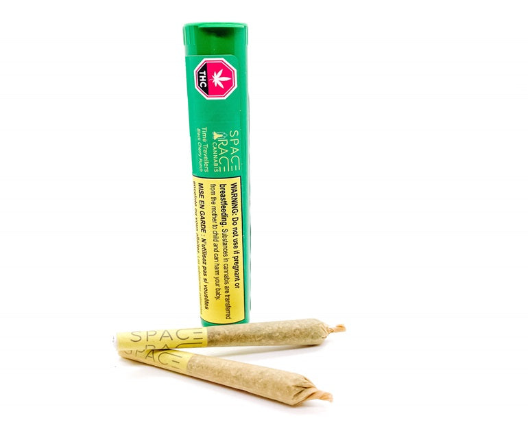 Space Race Cannabis Time Travellers 2 X 0.4g Pre-rolls – Borealis Buds