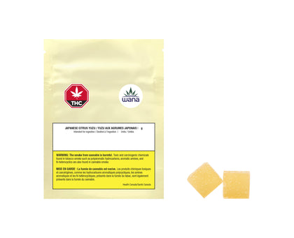 Wana Sour Citrus Yuzu Soft Chews 2 x 4.5g