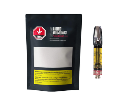 Debunk Strawnana Liquid Diamond 1g Prefilled Vape Cartridge
