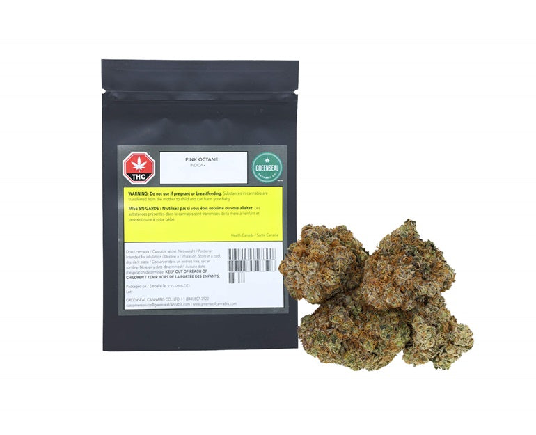 GreenSeal Pink Octane 3.5g Whole Flower – Borealis Buds