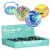 Pulsar Design Series Round Glass Ashtray 3.4" Assorted Designs