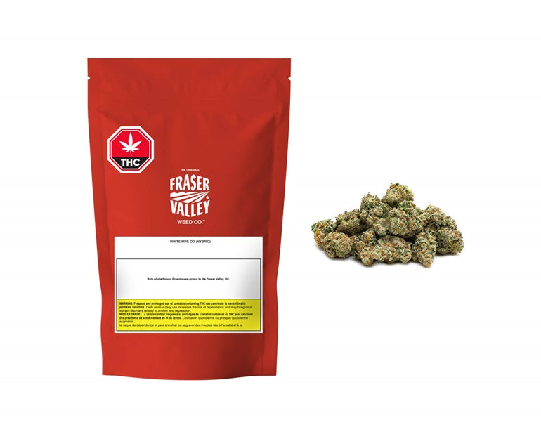 The Original Fraser Valley Weed Co. White Fire OG 28g Dried Flower ...