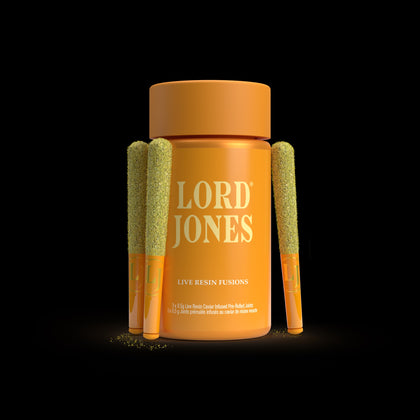 Lord Jones Durban Kush x Citrus Sap 3 x 0.5g Live Resin Infused Pre-Rolls