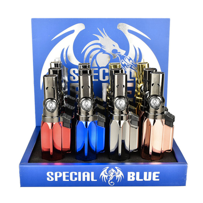 Special Blue Laser Mini Butane Gas Torch Lighters