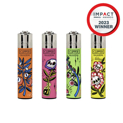 Clipper Lighter - Strange Flowers