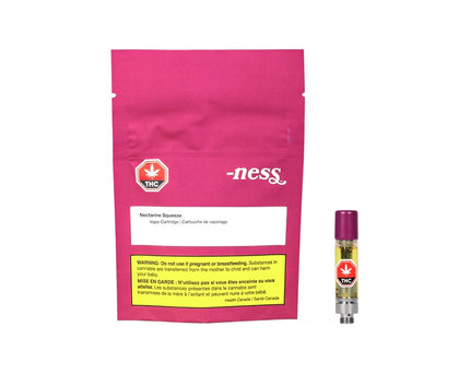 Ness Nectarine Squeeze 1.0g Prefilled Vape Cartridge