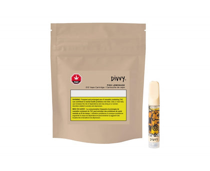 Divvy Pink Lemonade 1.0 g Prefilled Vape Cartridge