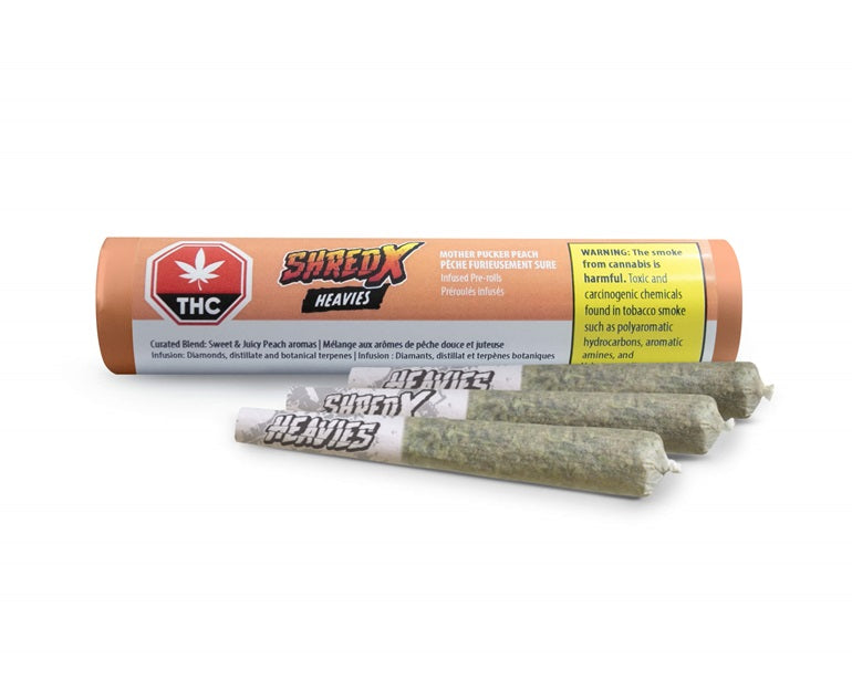 Shred X Mother Pucker Heavies 3 x 0.5g Infused Pre-Rolls