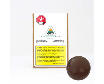 Manna Milk Chocolate and Maple 1 x 70g Hot Chocolate Bomb