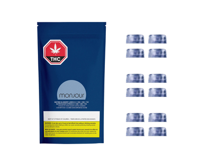 Monjour CBN Bedtime Blueberry Lemon Multi-Pack 3x4x4.5g Gummies