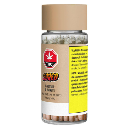 Shred OG Rootbeer 14 x 0.5g Pre-Rolls