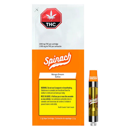 Spinach Mango Dream 1.2g Prefilled Vape Cartridge