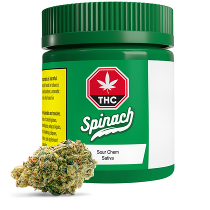 Spinach Sour Chem 14g Dried Flower