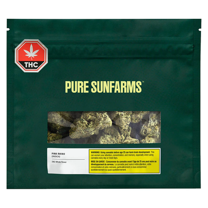 Pure Sunfarms Pink Rhino 28g Dried Flower