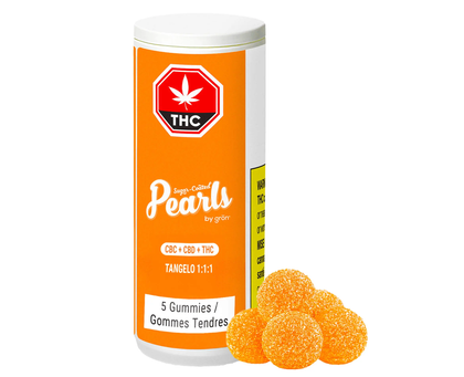 Pearls by gron Tangelo 1:1:1 CBC/CBD/THC 5x3.5g Soft Chews