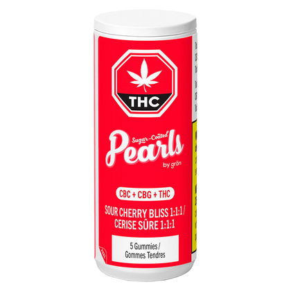 Pearls by gron Sour Cherry Bliss 1:1:1 CBC/CBG/THC 5x3.5g