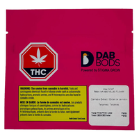 Dab Bods pink GOAT Resin 2g Infused Milled Flower