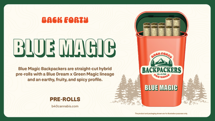 Back Forty Backpackers Blue Magic 10 x 0.75g Pre-Rolls