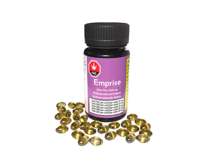 Emprise Canada 1500mg Multicannabinoid  30x10mg THC:CBN:CBG:CBC:CBD Softgels