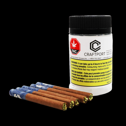 Craftport Silver Rhino 5 x 0.5g Pre-Rolls