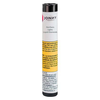 Jonny Chronic Northern Lights Liquid Diamonds 1g Prefilled Vape Cartridge