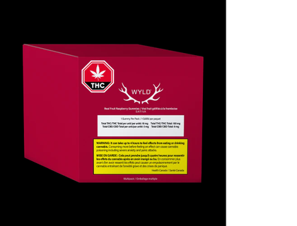 Wyld 10 MP Raspberry THC (100mg THC) Soft Chews