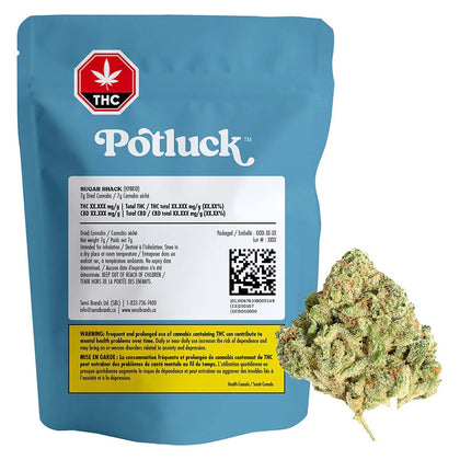 Potluck Sugar Shack 7g Dried Flower
