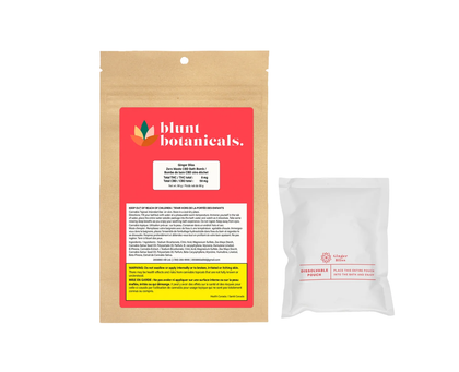 Blunt Botanicals Ginger Bliss Holiday Bath Bomb, CBD 50mg, 90g