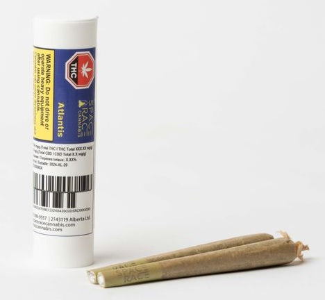 Space Race Cannabis Atlantis 2 x 1.0g Pre-Rolls – Borealis Buds