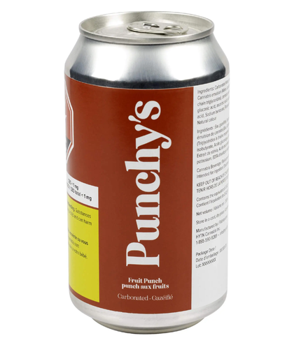 Punchy's Fruit Punch 355ml Sparkling Beverage