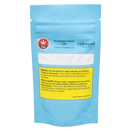 Rebound Blueberry Sunset CBD 500g Salt Soak