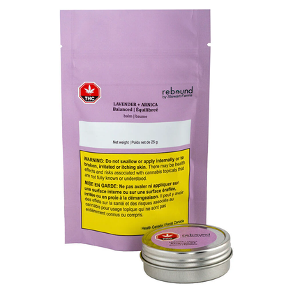 Rebound by Stewart Farms Lavender + Arnica 25g Balm