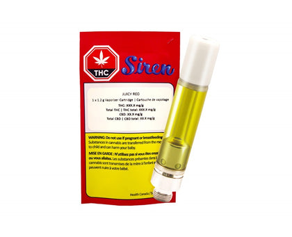 Siren Juicy Red 1.2g Prefilled Vape Cartridge