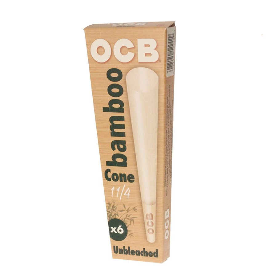 OCB 1 1/4" Bamboo Cones - 6pk