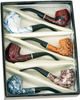 Fujima Marbled Wood Smoking Pipe 5.5"