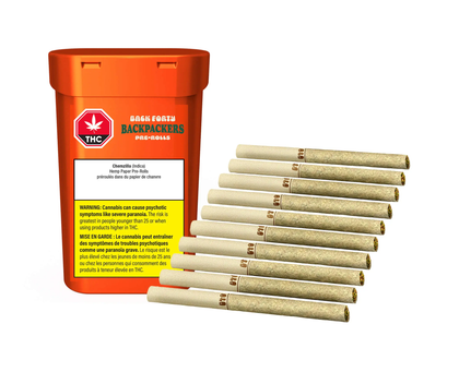 Back Forty Backpackers Chemzilla 10x0.75 Pre-Rolls