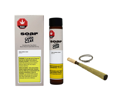 Soar The Canna Czar 1 x 2.1g KC Shatter & Dist Infused Blunt