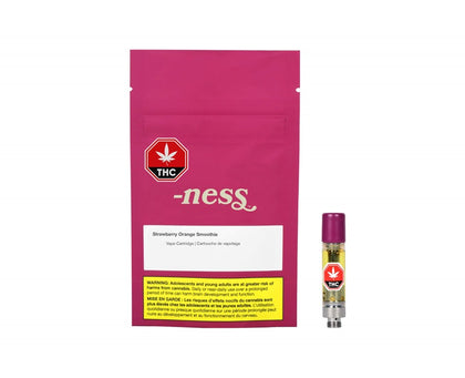 ness Strawberry Orange Smoothie 1g Prefilled Vape Cartridge