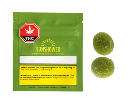 Sunshower Spicy Dill Pickle THC Soft Chews 2 x 4.6g