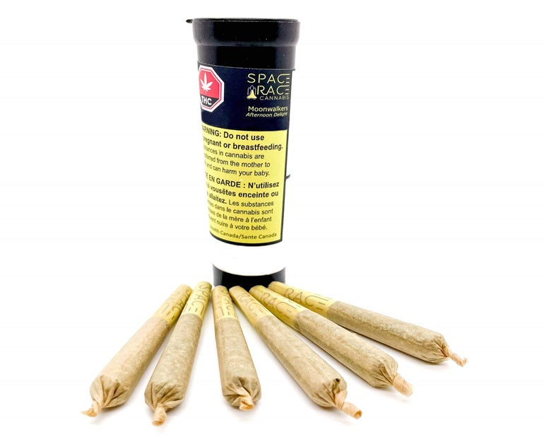 Space Race Cannabis Moonwalkers 6 x 0.4g Pre-Rolls – Borealis Buds