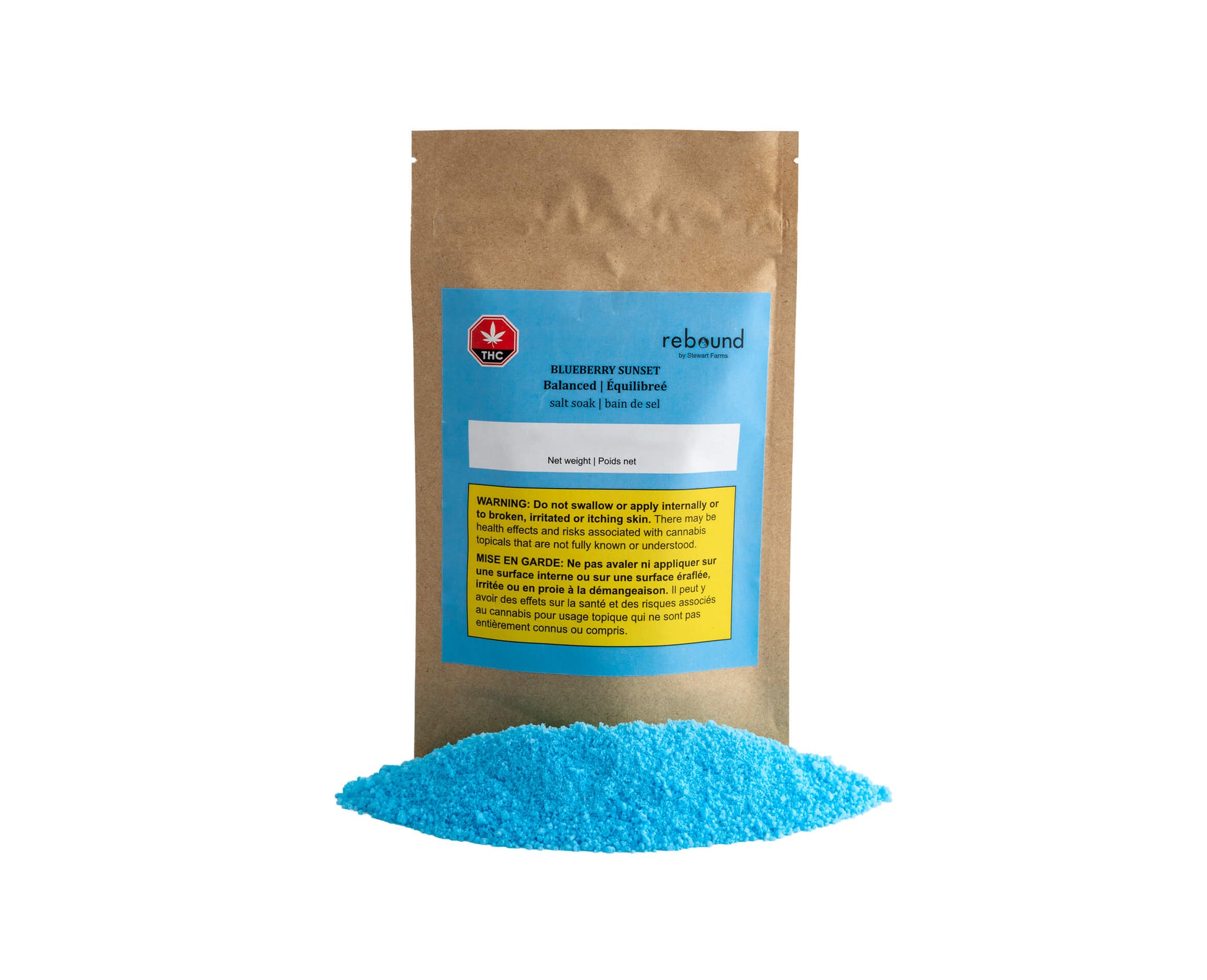 Rebound Blueberry Sunset Balanced Salt Soak 500g